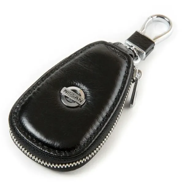 Автоключниця шкіра F633 Nissan black