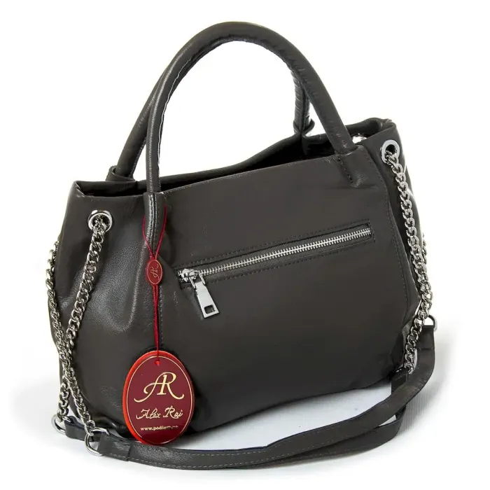 Сумка Женская Классическая кожа ALEX RAI 8918-9 grey