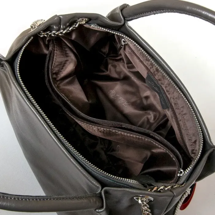 Сумка Женская Классическая кожа ALEX RAI 8918-9 grey