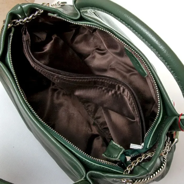 Сумка Женская Классическая кожа ALEX RAI 8918-9 green