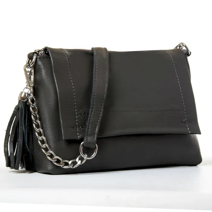 Сумка Жіноча Класична шкіра ALEX RAI 8722-9 grey