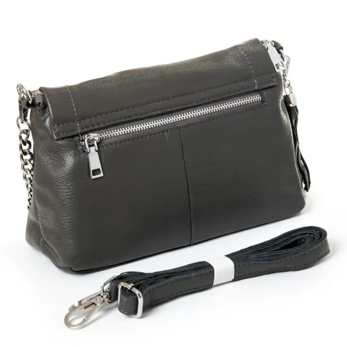 Сумка Жіноча Класична шкіра ALEX RAI 8722-9 grey