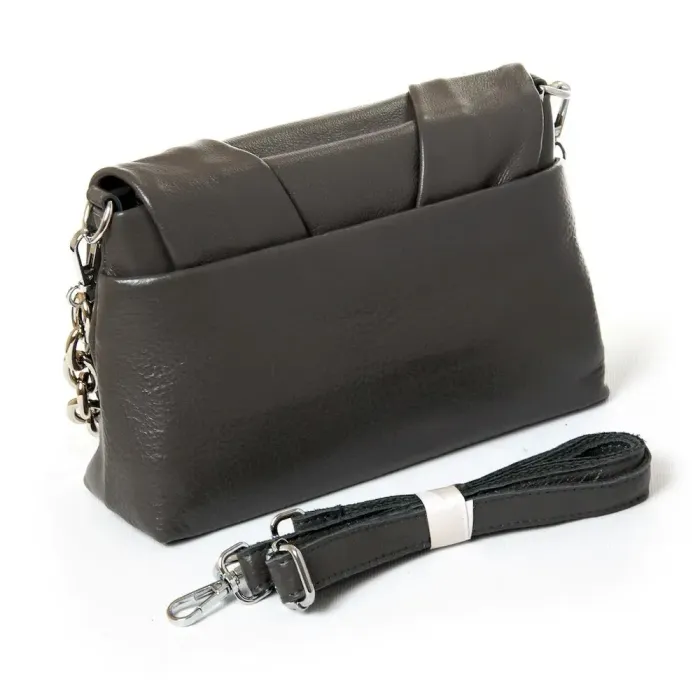 Сумка Женская Классическая кожа ALEX RAI 9029-9 grey