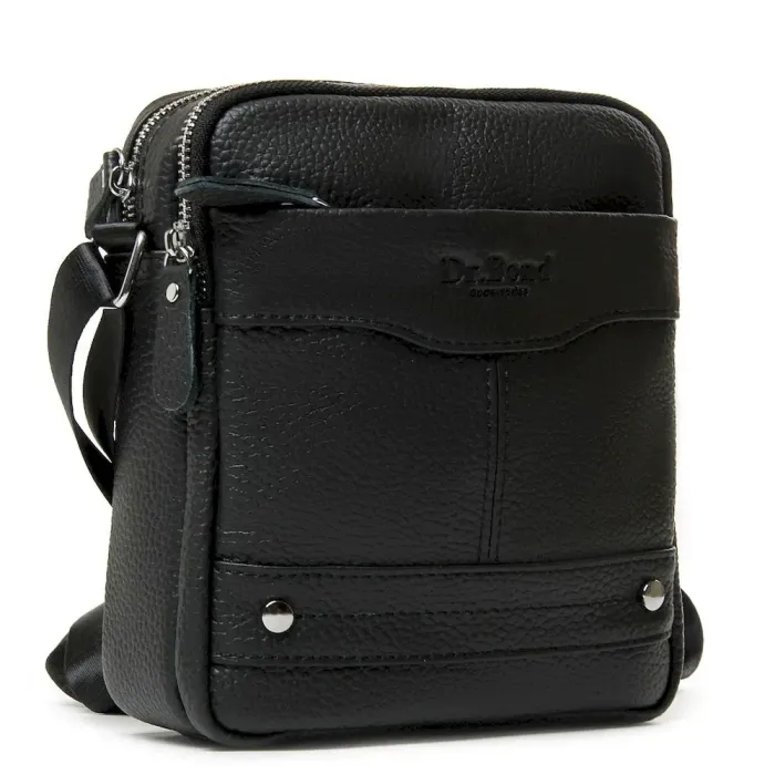Сумка Мужская Планшет кожа DR. BOND 1202 black