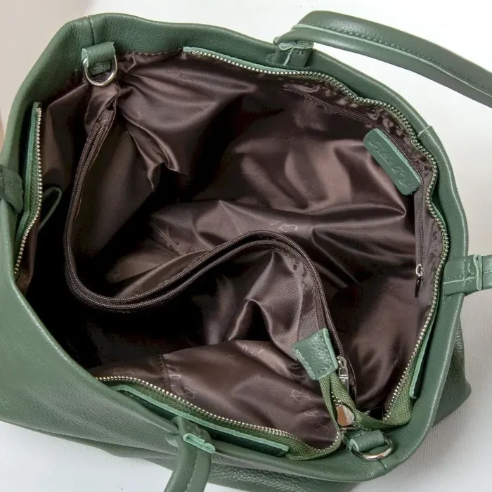 Сумка Женская Классическая кожа ALEX RAI 8922-9 green