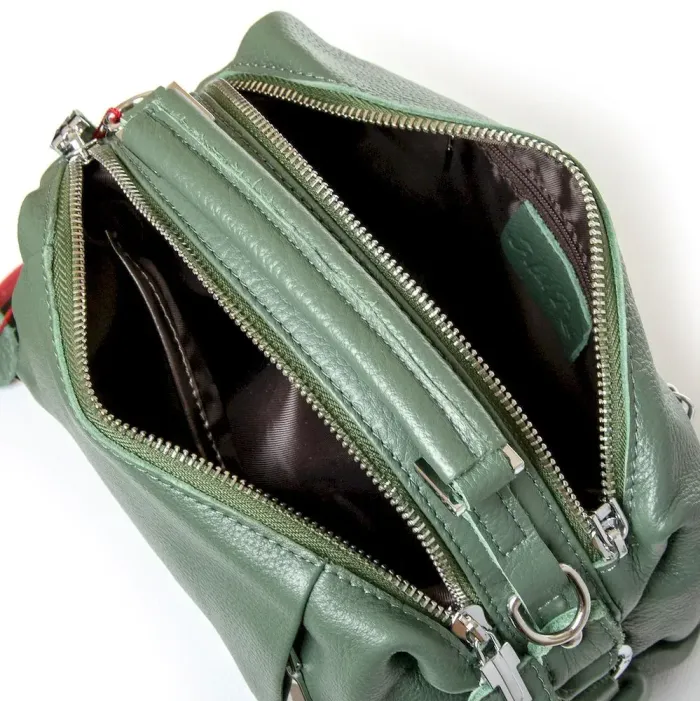 Сумка Класична шкіра ALEX RAI 8762-9 green