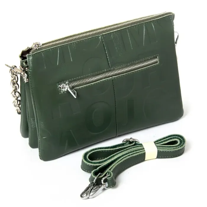 Сумка Жіноча Класична шкіра ALEX RAI 3012 green