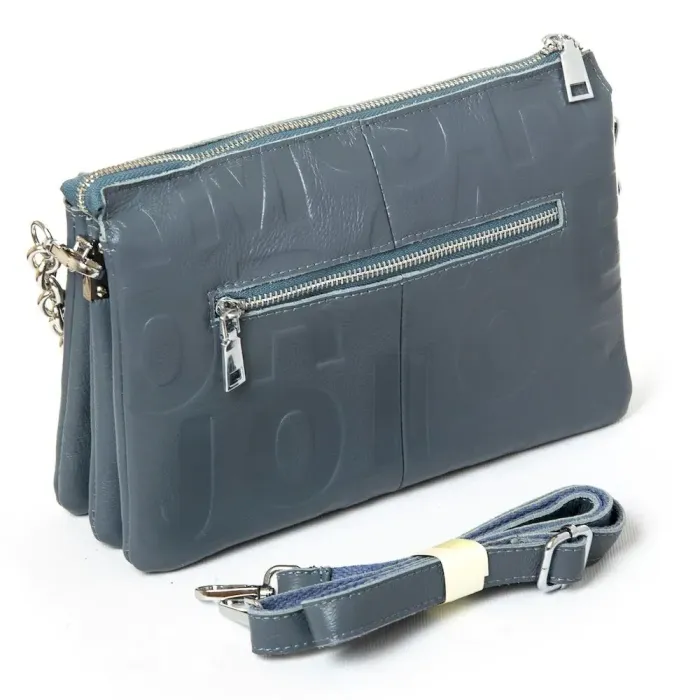 Сумка Жіноча Класична шкіра ALEX RAI 3012 blue