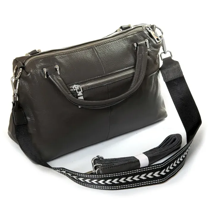 Сумка Женская Классическая кожа ALEX RAI 83104-9 grey