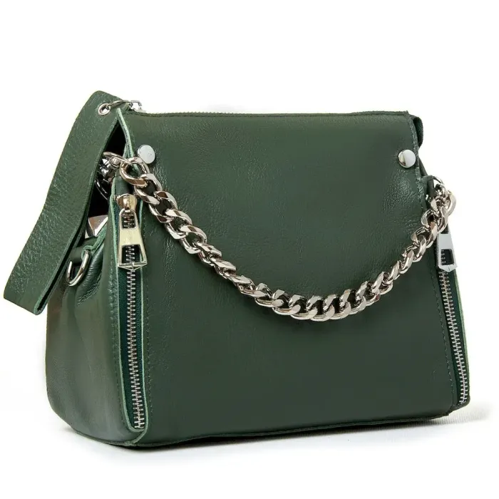 Сумка Женская Классическая кожа ALEX RAI 8844-9 green