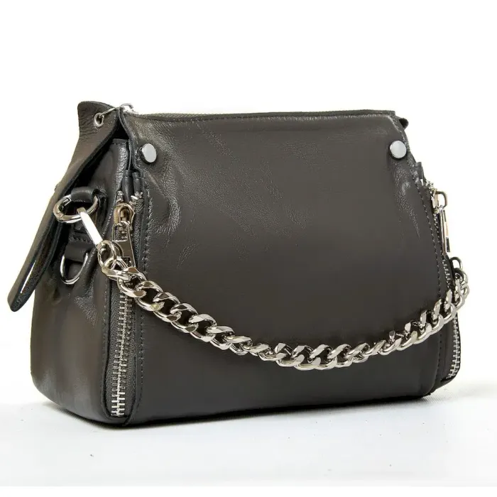 Сумка Женская Классическая кожа ALEX RAI 8844-9 grey