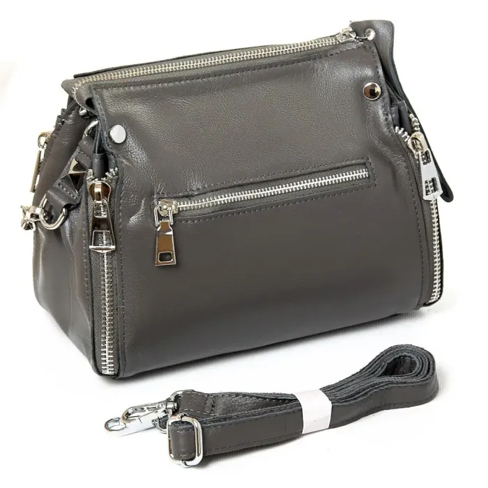 Сумка Женская Классическая кожа ALEX RAI 8844-9 grey