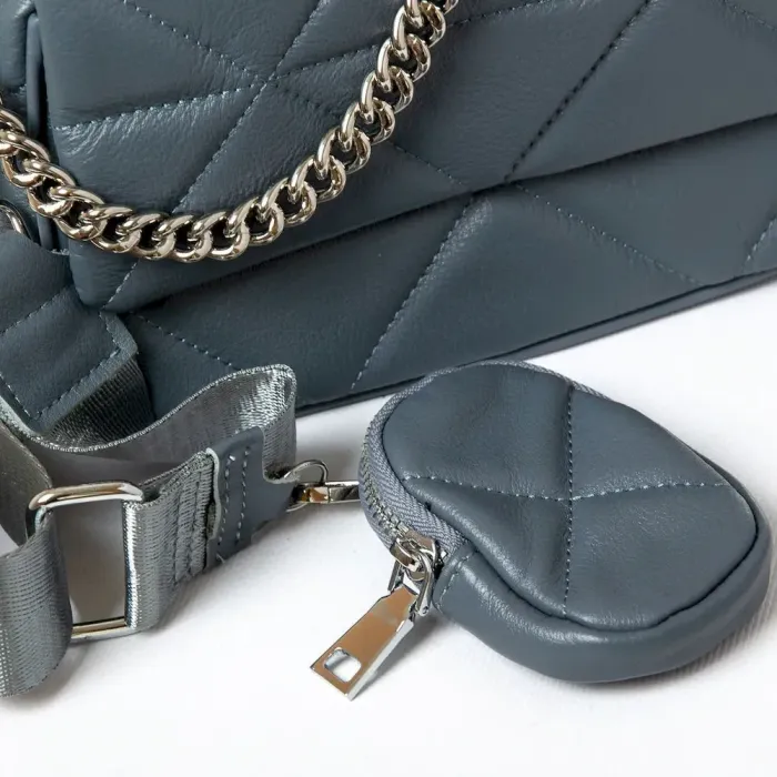 Сумка Жіноча Класична шкіра ALEX RAI 8837-9 blue