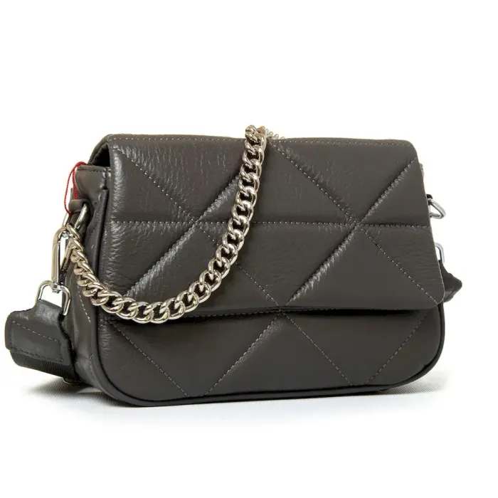 Сумка Женская Классическая кожа ALEX RAI 8837-9 grey