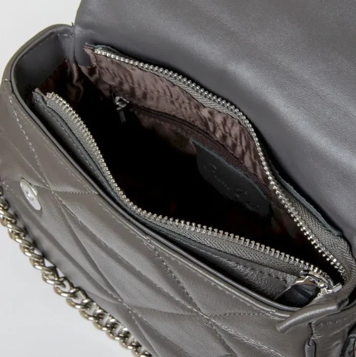 Сумка Женская Классическая кожа ALEX RAI 8837-9 grey