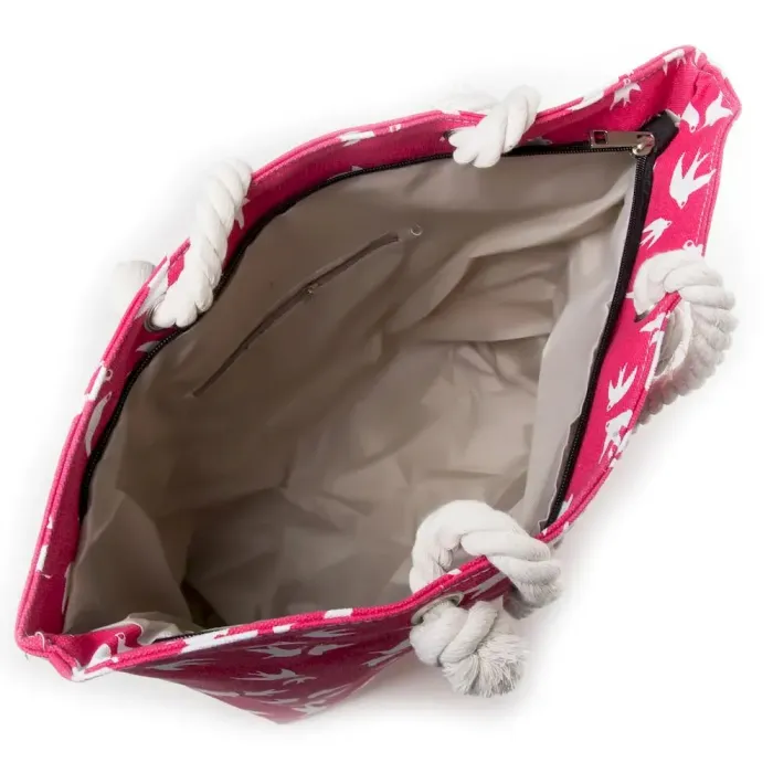 Сумка Женская Пляжная текстиль Luxeva 5011-1 red