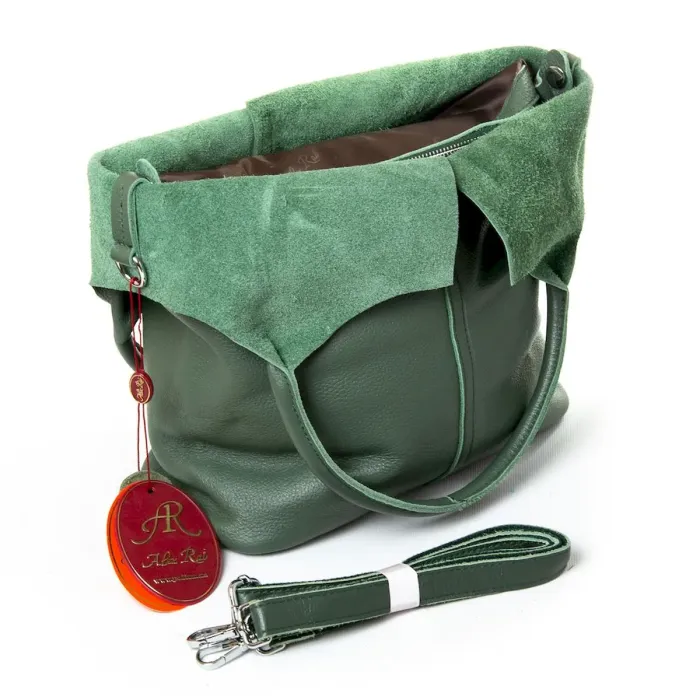 Сумка Женская Классическая кожа ALEX RAI 8920-9 green