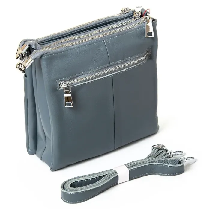 Сумка Женская Классическая кожа ALEX RAI 9028-9 blue