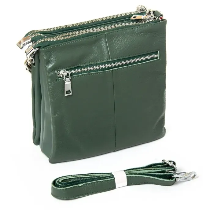 Сумка Женская Классическая кожа ALEX RAI 9028-9 green