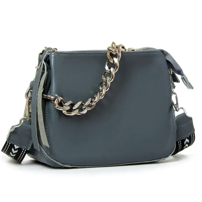 Сумка Жіноча Класична шкіра ALEX RAI 8833-9 blue