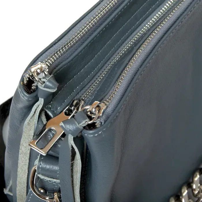 Сумка Жіноча Класична шкіра ALEX RAI 8833-9 blue