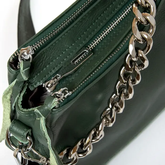 Сумка Класична шкіра ALEX RAI 8833-9 green