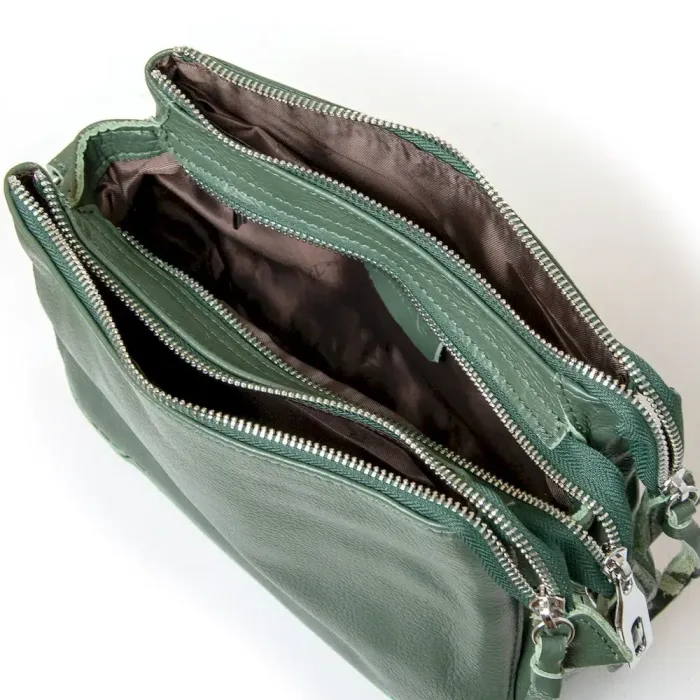 Сумка Класична шкіра ALEX RAI 8833-9 green