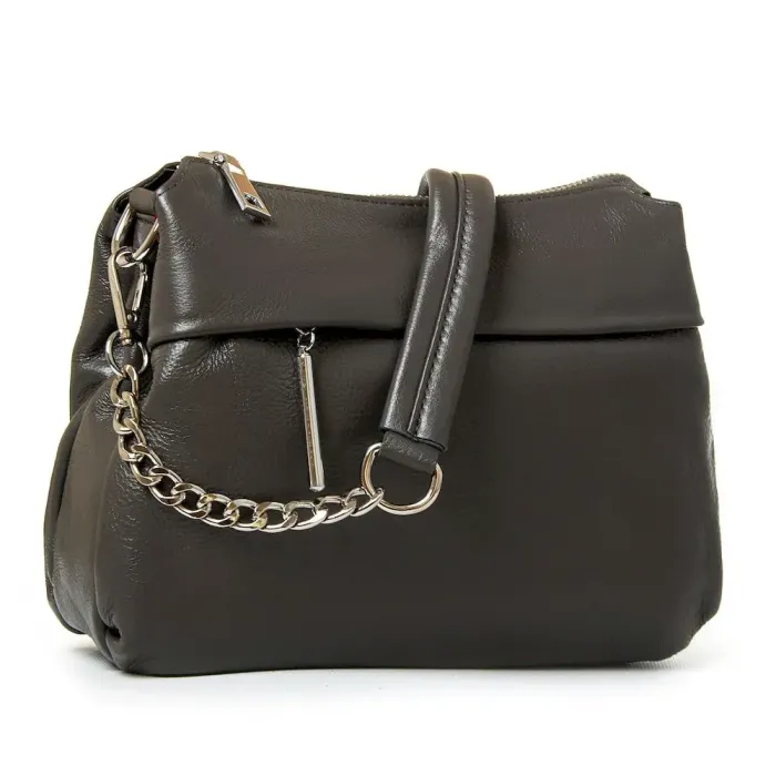 Сумка Женская Классическая кожа ALEX RAI 8871-9 grey