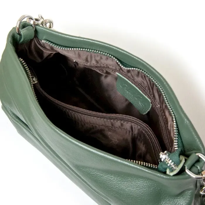 Сумка Женская Классическая кожа ALEX RAI 8870-9 green