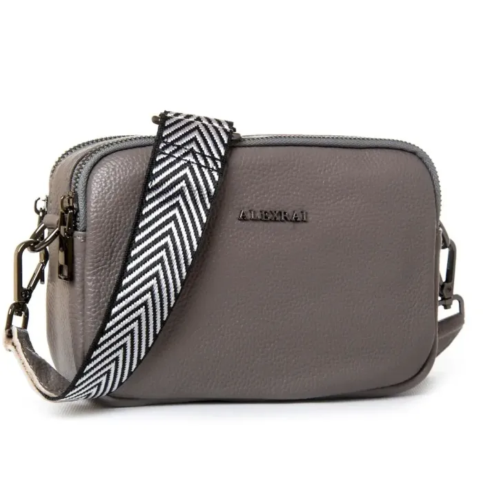 Сумка Клатч жіноча шкіра ALEX RAI 60051-H grey