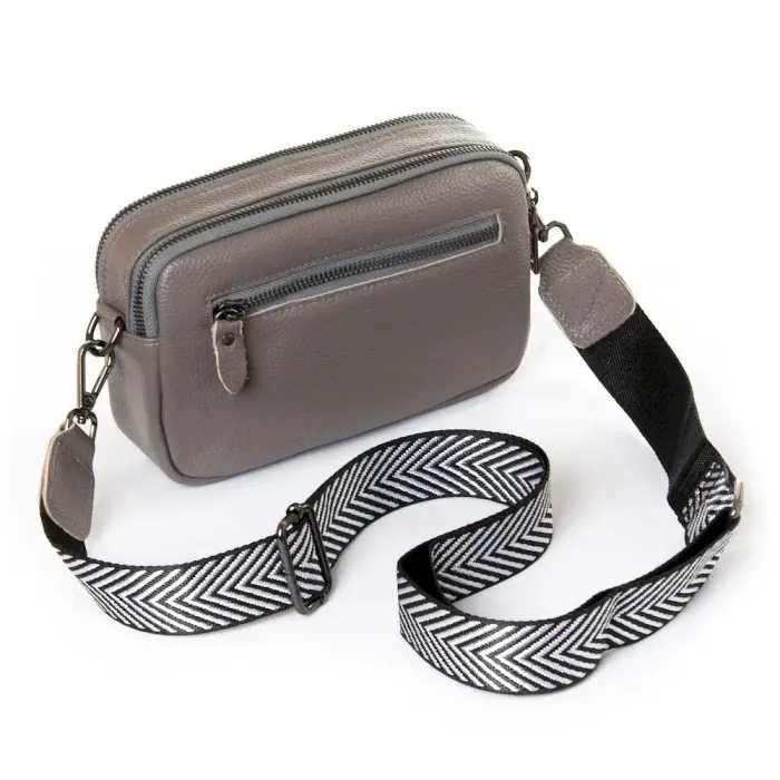 Сумка Клатч жіноча шкіра ALEX RAI 60051-H grey