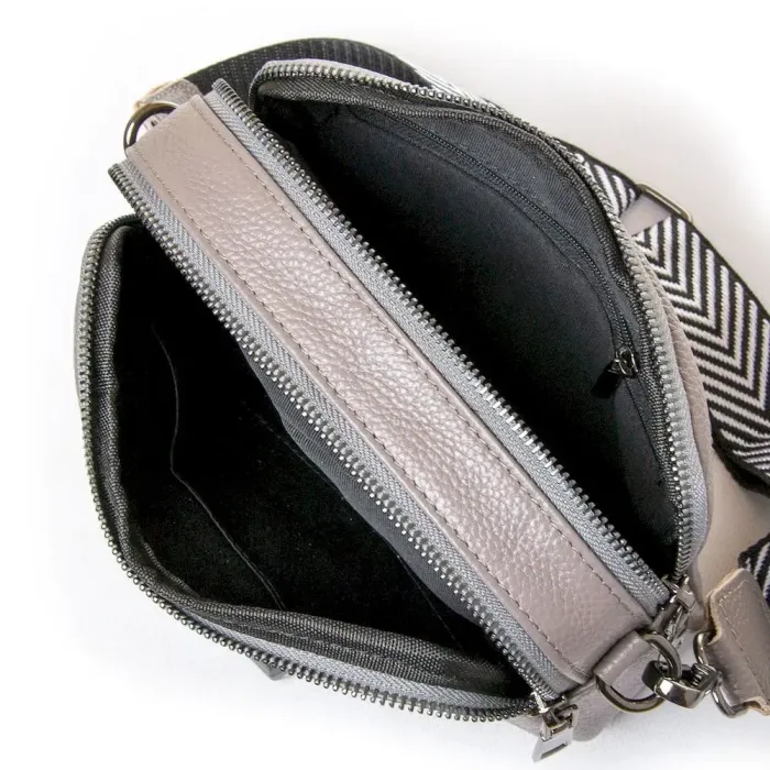 Сумка Клатч жіноча шкіра ALEX RAI 60051-H grey