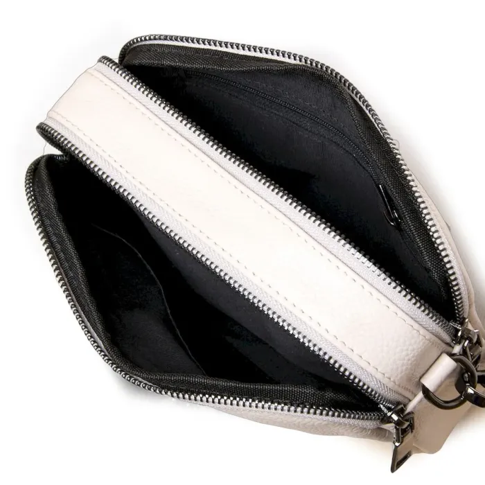 Сумка Клатч жіноча шкіра ALEX RAI 60051-H white