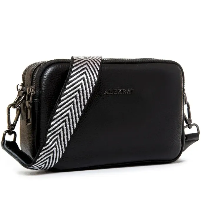 Сумка Клатч жіноча шкіра ALEX RAI 60051-H black