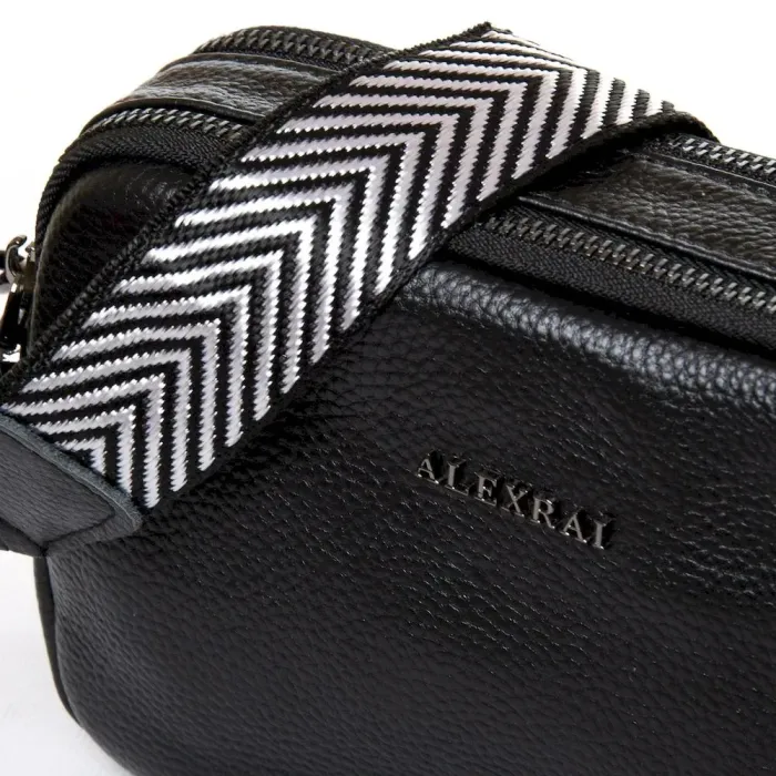 Сумка Клатч жіноча шкіра ALEX RAI 60051-H black