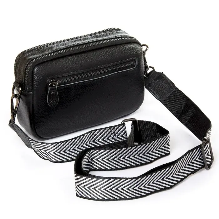 Сумка Клатч жіноча шкіра ALEX RAI 60051-H black