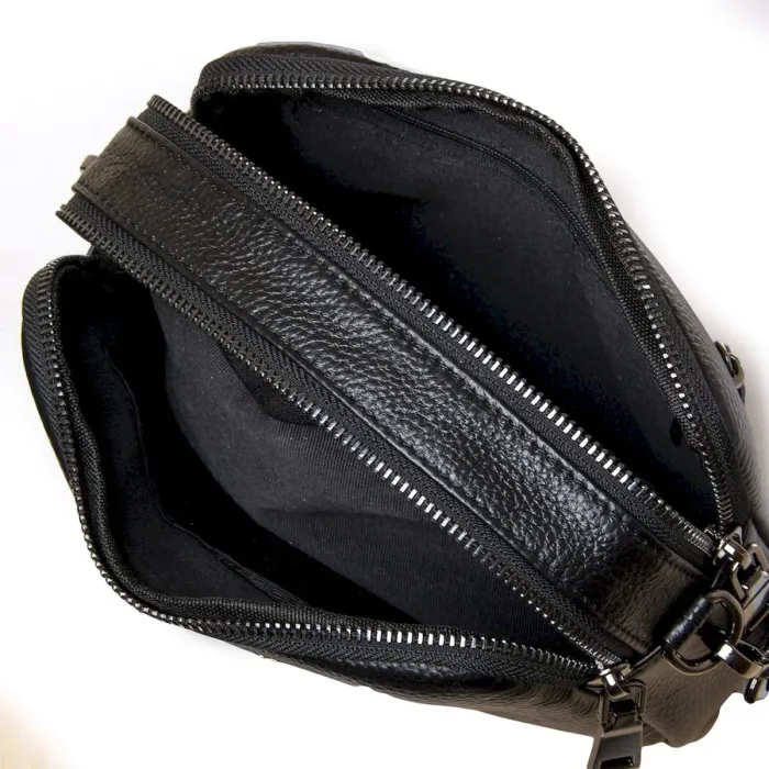 Сумка Клатч жіноча шкіра ALEX RAI 60051-H black