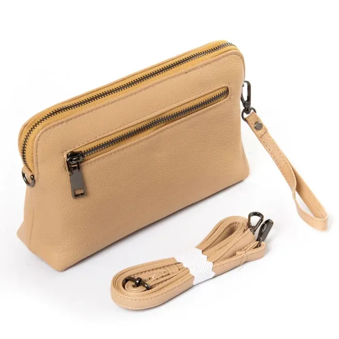 Сумка Женская Клатч кожа ALEX RAI 5009-1 camel