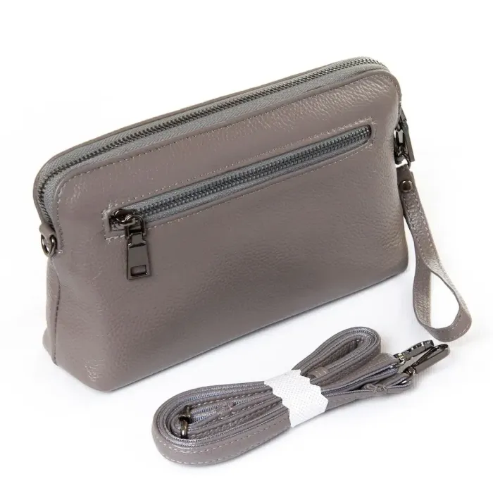 Сумка Женская Клатч кожа ALEX RAI 5009-1 grey