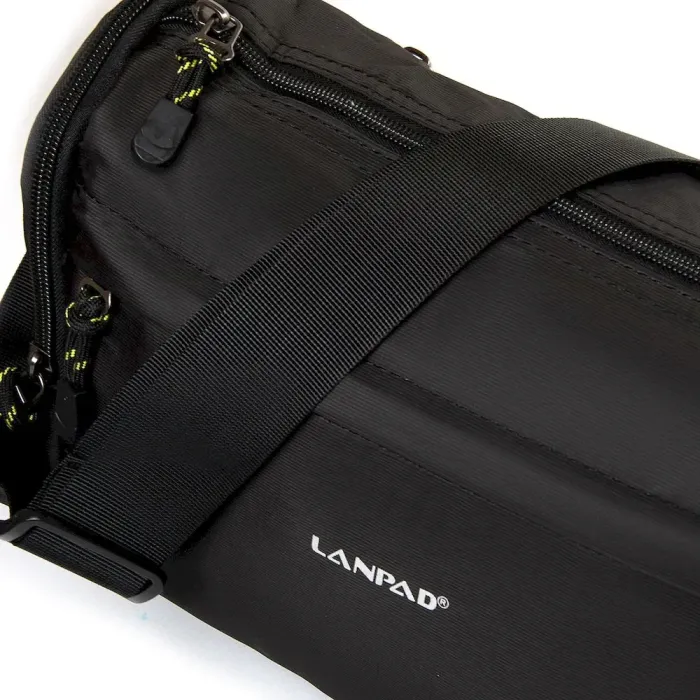 Сумка Мужская Дорожная нейлон Lanpad 20821 black
