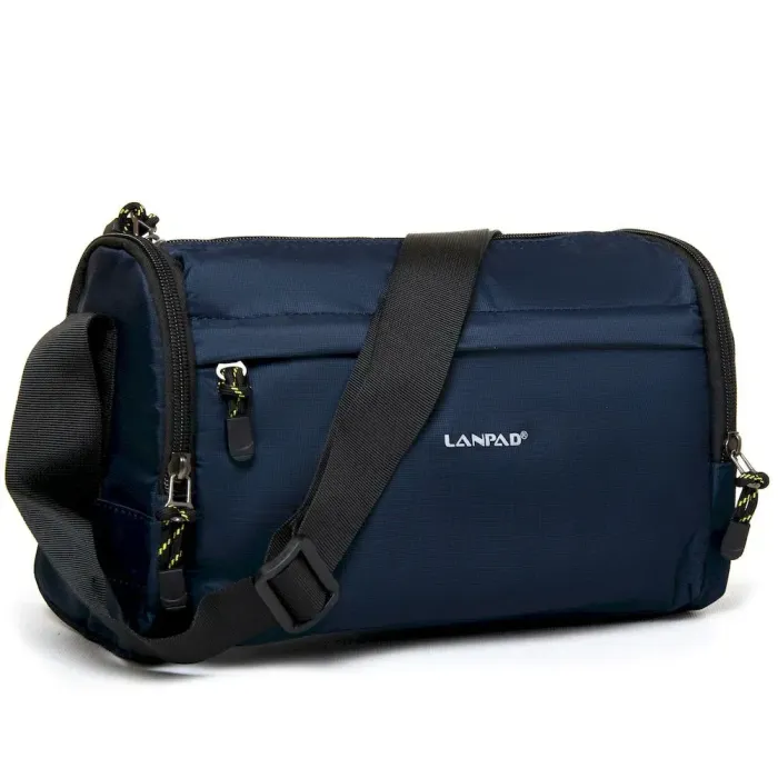 Сумка Мужская Дорожная нейлон Lanpad 20821 blue