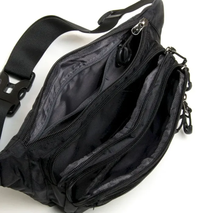 Сумка на пояс нейлон Lanpad 4101 black