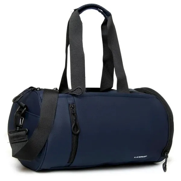 Сумка чоловіча Дорожня нейлон Lanpad 6026 blue