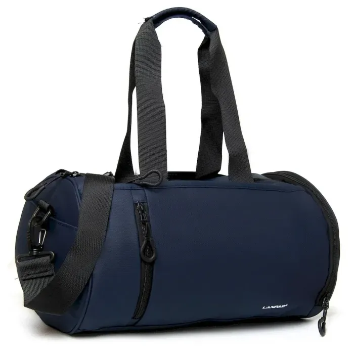 Сумка чоловіча Дорожня нейлон Lanpad 6026 blue