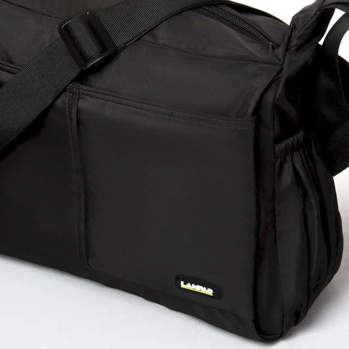 Сумка Мужская На Плечо нейлон Lanpad 8652 black почтальон