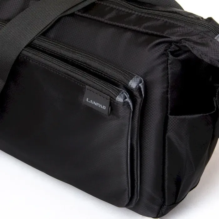 Сумка Чоловіча На Плечо нейлон Lanpad 53220 black листоноша