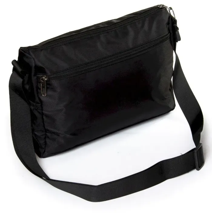 Сумка Чоловіча На Плечо нейлон Lanpad 8639 black листоноша