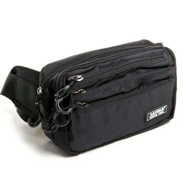 Сумка на пояс нейлон Lanpad 4099 black