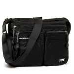 Сумка Мужская На Плечо нейлон Lanpad 8644 black почтальон