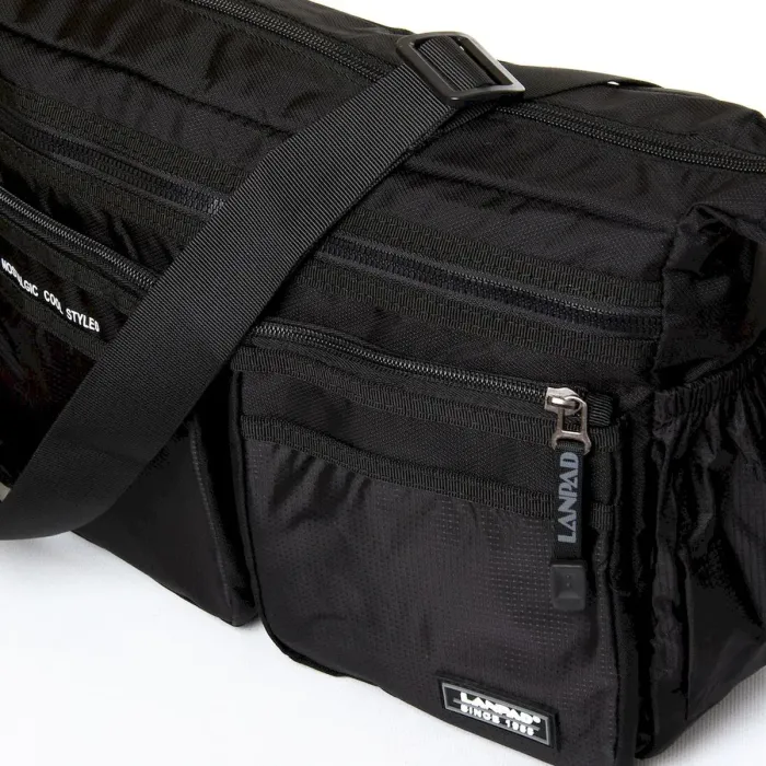 Сумка Чоловіча На Плечо нейлон Lanpad 8644 black листоноша